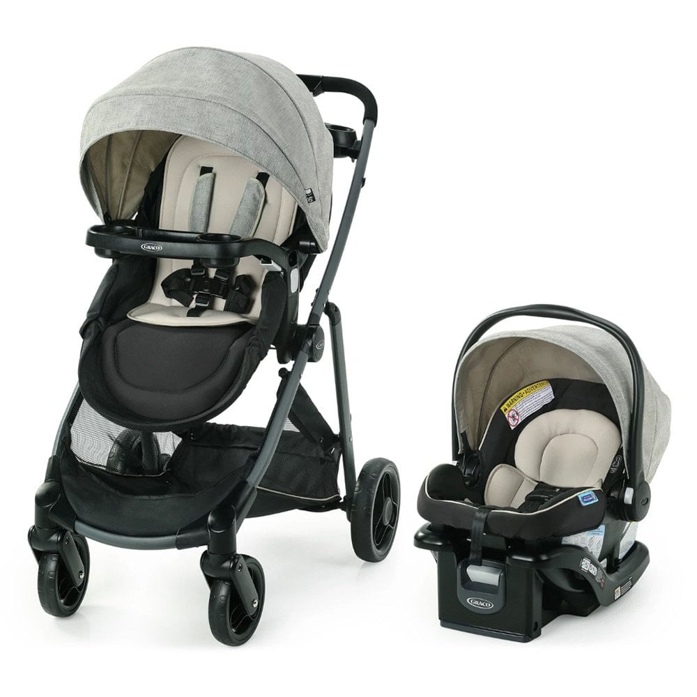 Travel System Modes Element LX 3 en 1 con Portabebé y Asiento Reversible Color Lynwood Tra…
