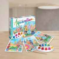 Acuarelas Con Diseño Ciudades - Sentosphere