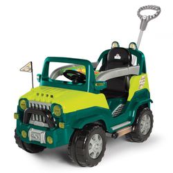 Vehículo Verde 2 En 1 - Calesita