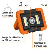 Lámpara De Trabajo LED Recargable 1600 Lm - Truper
