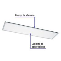 Panel LED Colgante Rectangular Luz Neutra 45 W - Volteck