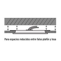 Lámpara LED Redonda Empotrable Luz Cálida 6 W - Volteck