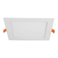 Lámpara LED Cuadrada Empotrable Luz Cálida 12 W - Volteck