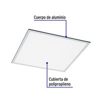 Panel LED Colgante Cuadrado Luz Neutra 45 W - Volteck