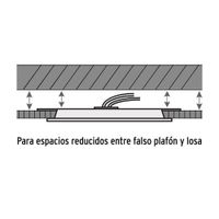 Lámpara LED Redonda Empotrable luz Cálida 12 W - Volteck