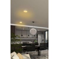 Lámpara Tipo Plafón LED Redonda Luz Cálida 6 W - Volteck