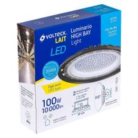 Luminario High Bay LED Tipo Ovni Luz De Día 100 W - Volteck