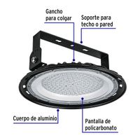 Luminario High Bay LED Tipo Ovni Luz De Día 100 W - Volteck