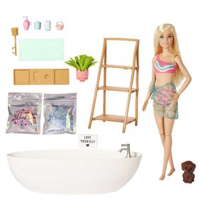 Barbie Bienestar Muñeca Rubia Con Banera - Barbie