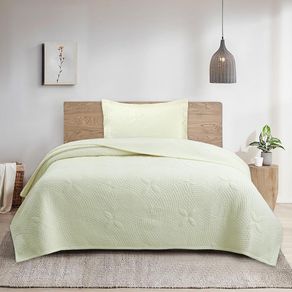 Set De Cubrecama Crema - Viva Varios Tamaños