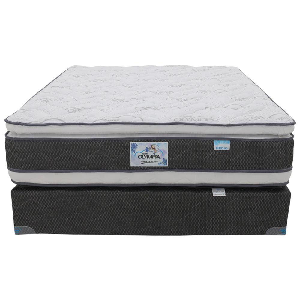 Set de Cama Colchón + Base Renova Confort - Varios Tamaños Matrimonial