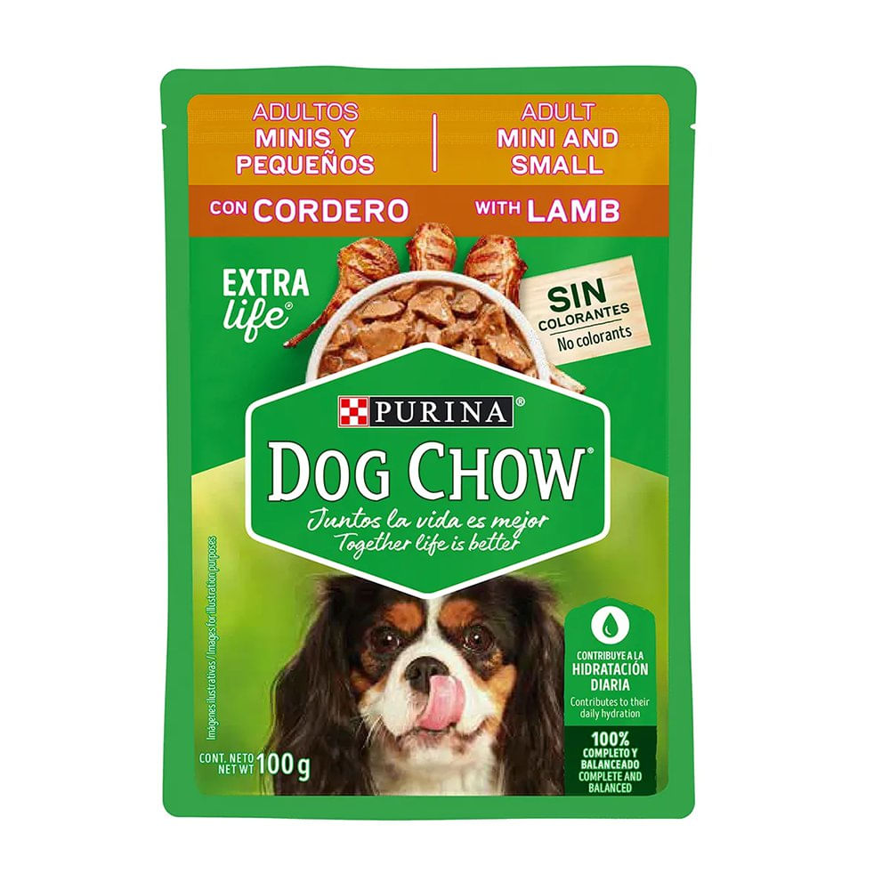 Alimento Húmedo para Perro Adulto Razas Pequeñas con Cordero Sobre de 100 g Alimento Húmed…