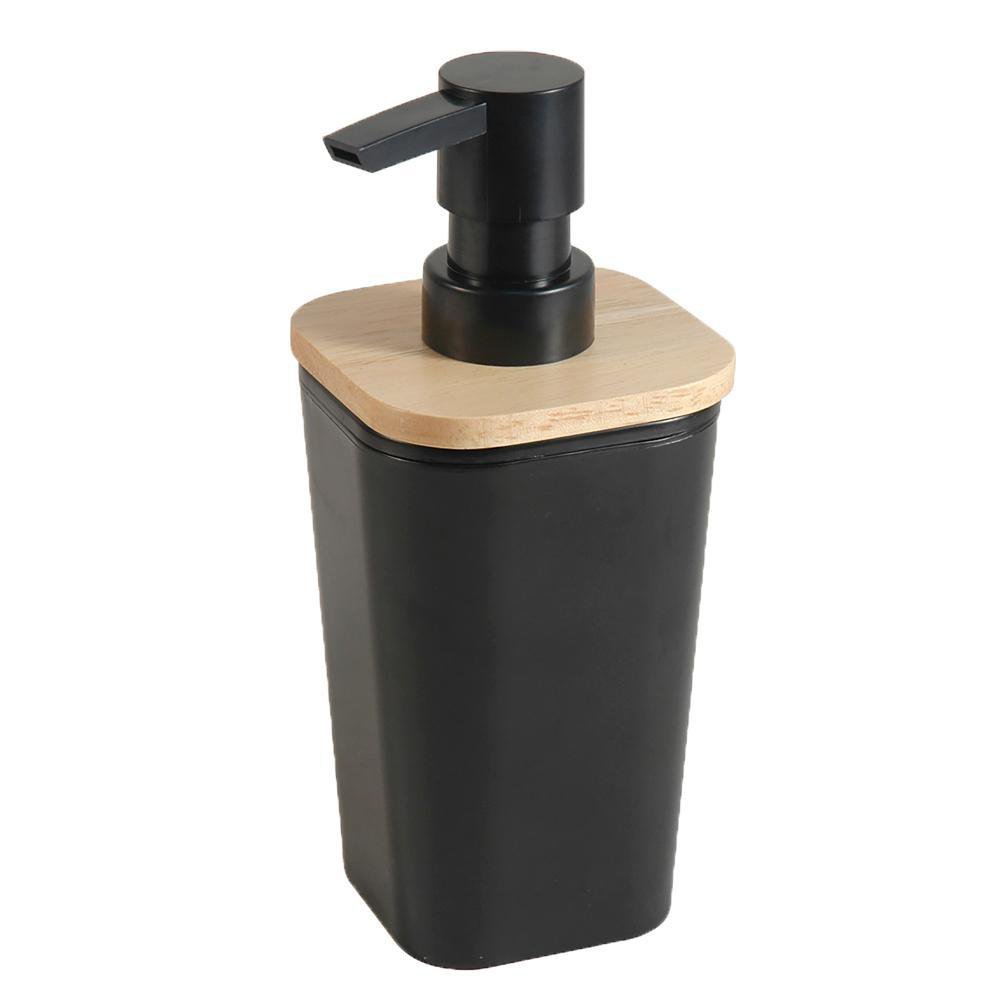 Dispensador de Jabón de Plástico Sensea Color Negro