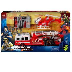 Set De Rescate Camión De Bomberos - Koala Kids