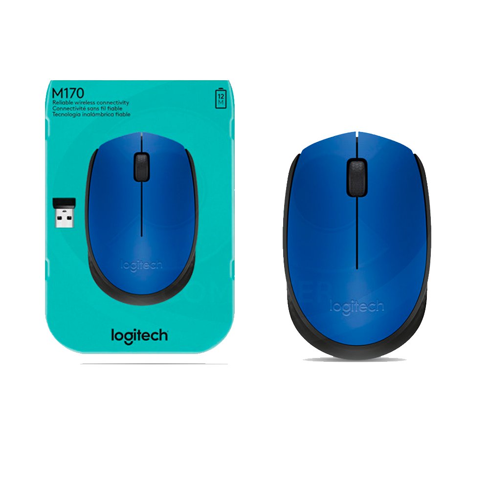 Mouse Inalámbrico M170 Color Azul Mouse Inalámbrico Azul M170