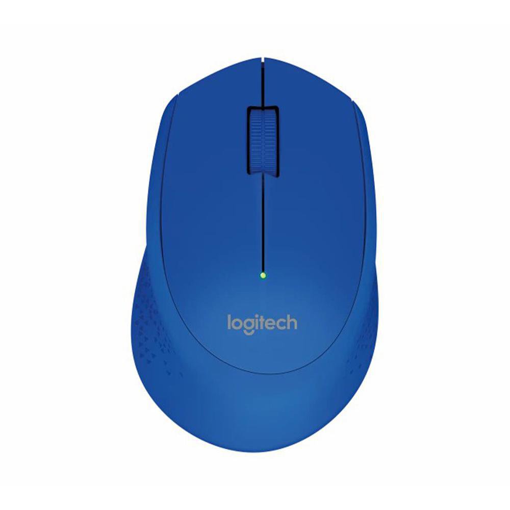 Mouse Inalámbrico Logitech M280 Diseño Ergonómico para PC y Laptop Color Azul