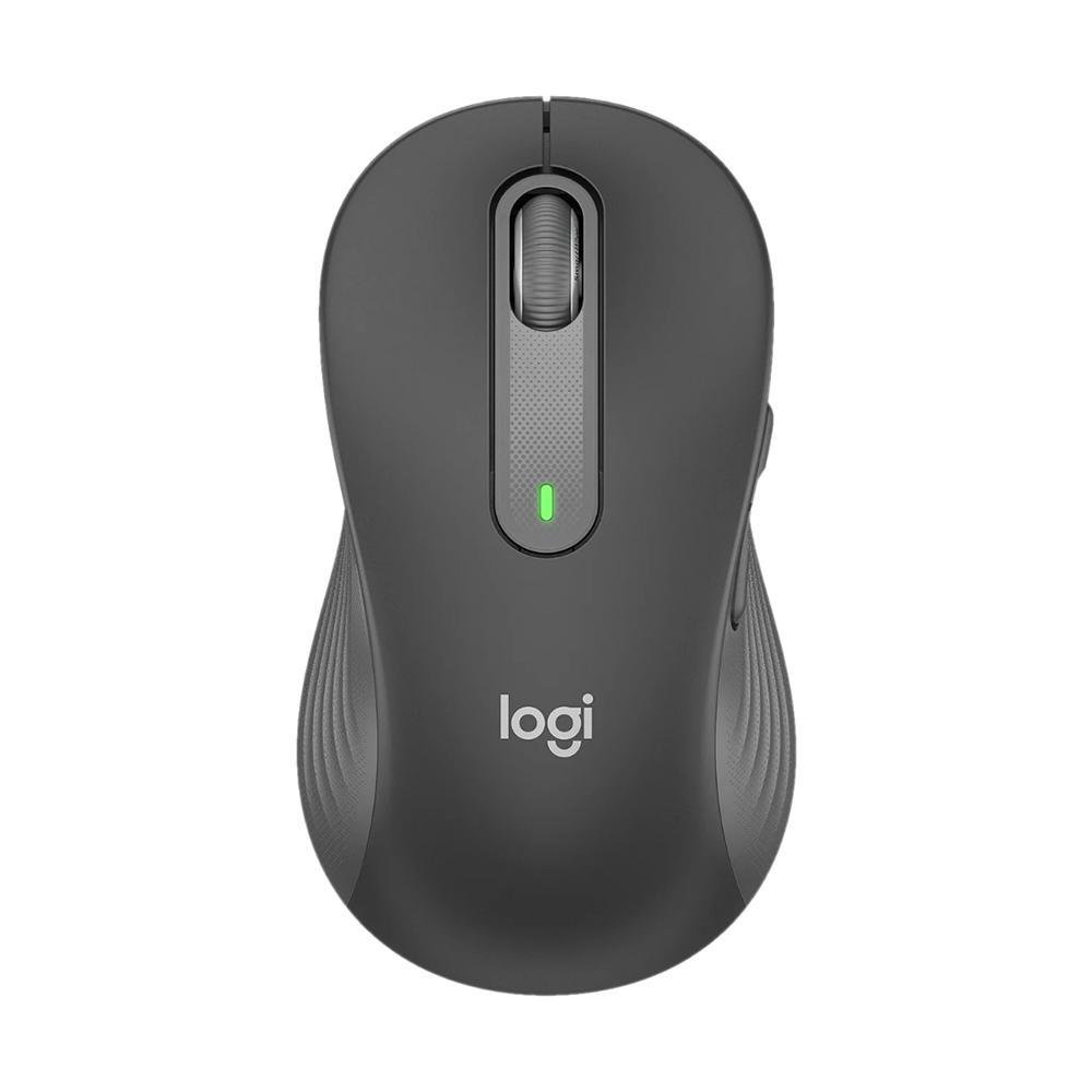 Mouse Inalámbrico Signature Grande Color Negro Grafito