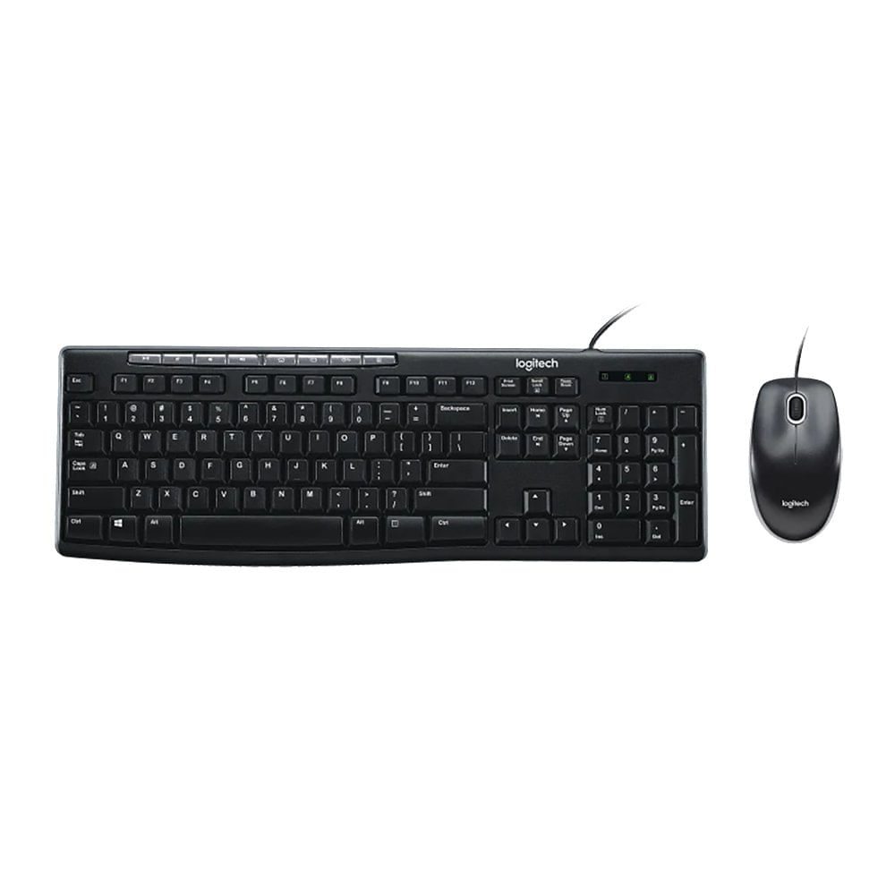 Combo de Teclado y Mouse MK200 Color Negro