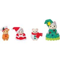 Set De Amigos Festejando Navidad - Sylvanian Families