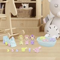 Set De Baño Los Trillizos Conejos De Leche - Sylvanian Families