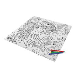 Tapete Para Pintar Unicornio - Samba