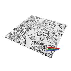 Tapete Para Pintar Sirena - Samba