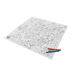 Tapete Para Pintar Granja - Samba