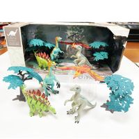 Jungle Dinosaur Kingdom Velociraptor 6 Pzas - Koala Kids