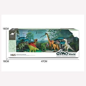 Jungle Dinosaur Kingdom T-Rex 9 Pzas - Koala Kids