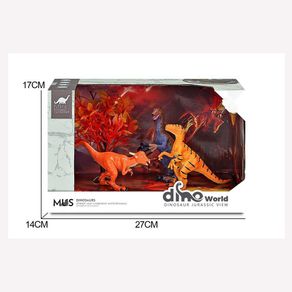 Volcanic Dinosaur Kingdom Velociraptor 4 Pzas - Koala Kids