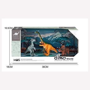 Glacier Dinosaur Kingdom Broncosaurio  6 Pzas - Koala Kids