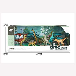 Jungle Dinosaur Kingdom Broncosaurio 9 Pzas - Koala Kids