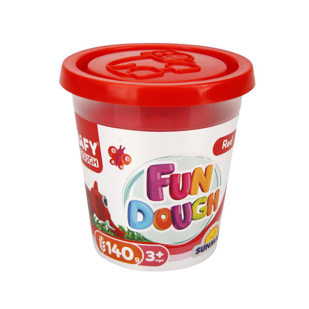 Plasticina Suave y Fragante para Niños para Estimular la Creatividad, 140 g - Varios Colores Roja
