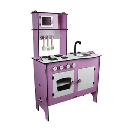 Cocina De Madera Rosa - Koala Kids