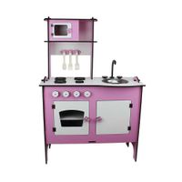 Cocina De Madera Rosa - Koala Kids