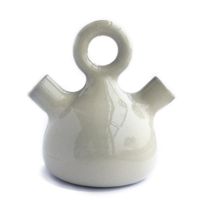 Florero Decorativo Con Agolla De Cerámica - Kikotem