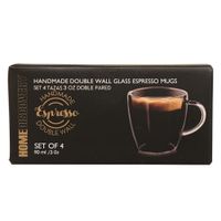 Set 4 Tazas Doble Pared 3 Oz - Toscana