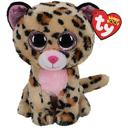 Beanie Boos Livvie Leopardo Cafe/Rosa - Ty