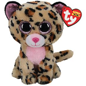 Beanie Boos Livvie Leopardo Cafe/Rosa - Ty