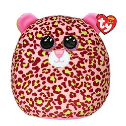 Squish-A-Boos Lainey Leopardo Rosa 10 Plg - Ty