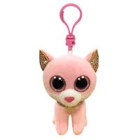 Beanie Boos Fiona Gato Rosado Clip - Ty