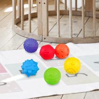 Set 6 Pelotas Con Textura - Playgo