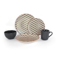 Plato Para Cena Reactive Gris 10.6 Plg - Niu Haus