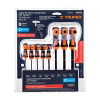Juego De Llaves Allen Extralargas 8 Pzas - Truper