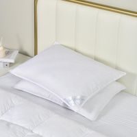 Set De 2 Almohadas De Plumas Enteras Estándar - Viva