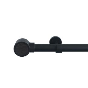 Galería De Metal Koky Negra Extensible De 200 - 360 Cm - Inspire