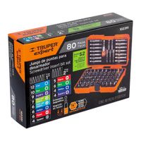 Juego De Puntas De Impacto Mixtas 80 Pzas - Truper Expert