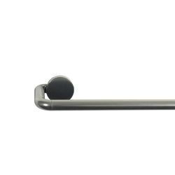 Galería De Metal Plateada Extensible De 120 - 210 cm - Inspire