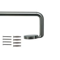 Galería De Metal Plateada Extensible De 120 - 210 cm - Inspire