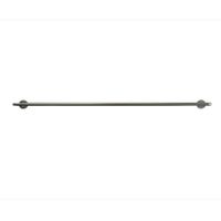 Galería De Metal Plateada Extensible De 120 - 210 cm - Inspire